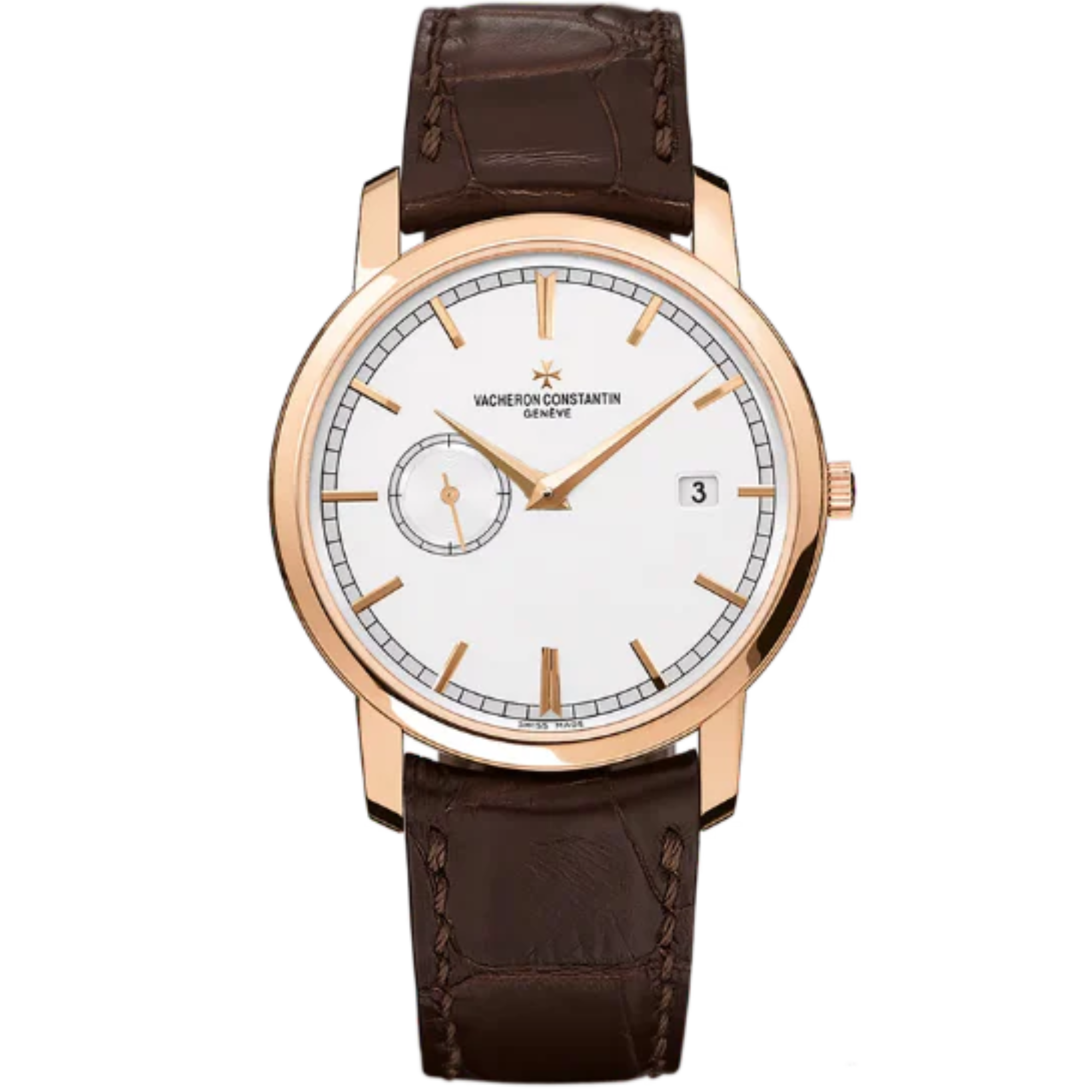 TRADITIONNELLE SELF-WINDING 38 MM 18K ROSE GOLD WITH WHITE BRASS DIAL - Vacheron Constantin