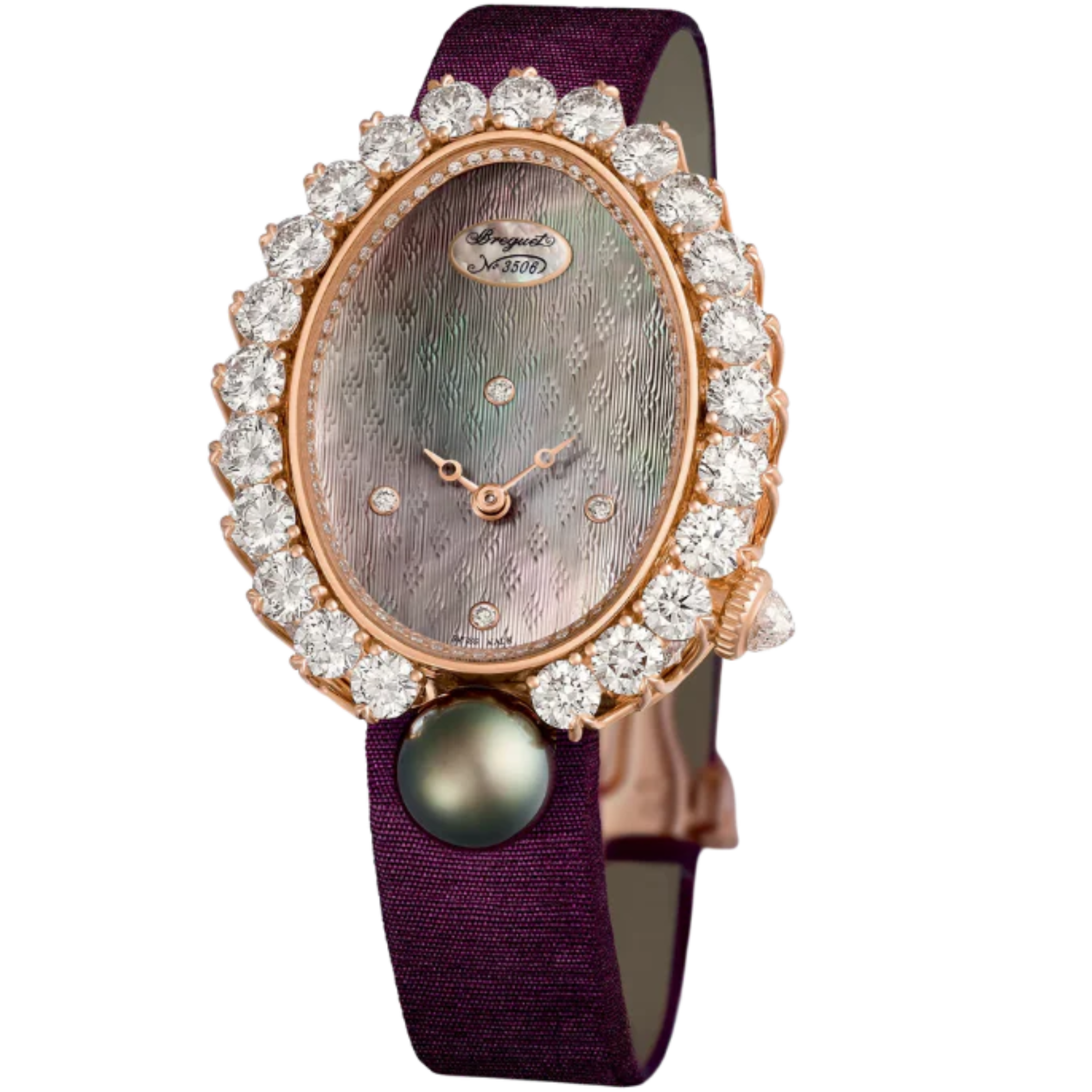 PERLES IMPERIALES GJ29BR8924TDT8 34 MM ROSE GOLD WITH MOTHER OF PEARL DIAL - Breguet