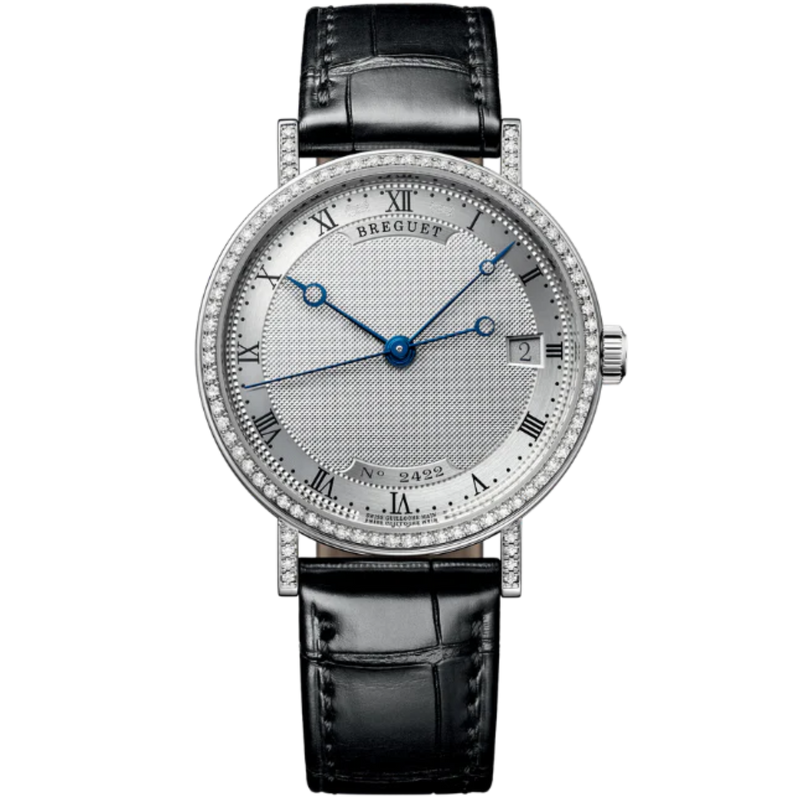 CLASSIQUE 9068 33 MM WHITE GOLD WITH SILVER DIAL - Breguet
