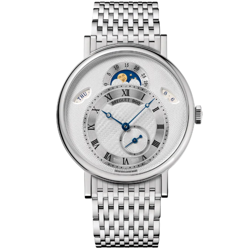 CLASSIQUE CALENDRIER 7337 39 MM WHITE GOLD WITH SILVER DIAL - Breguet