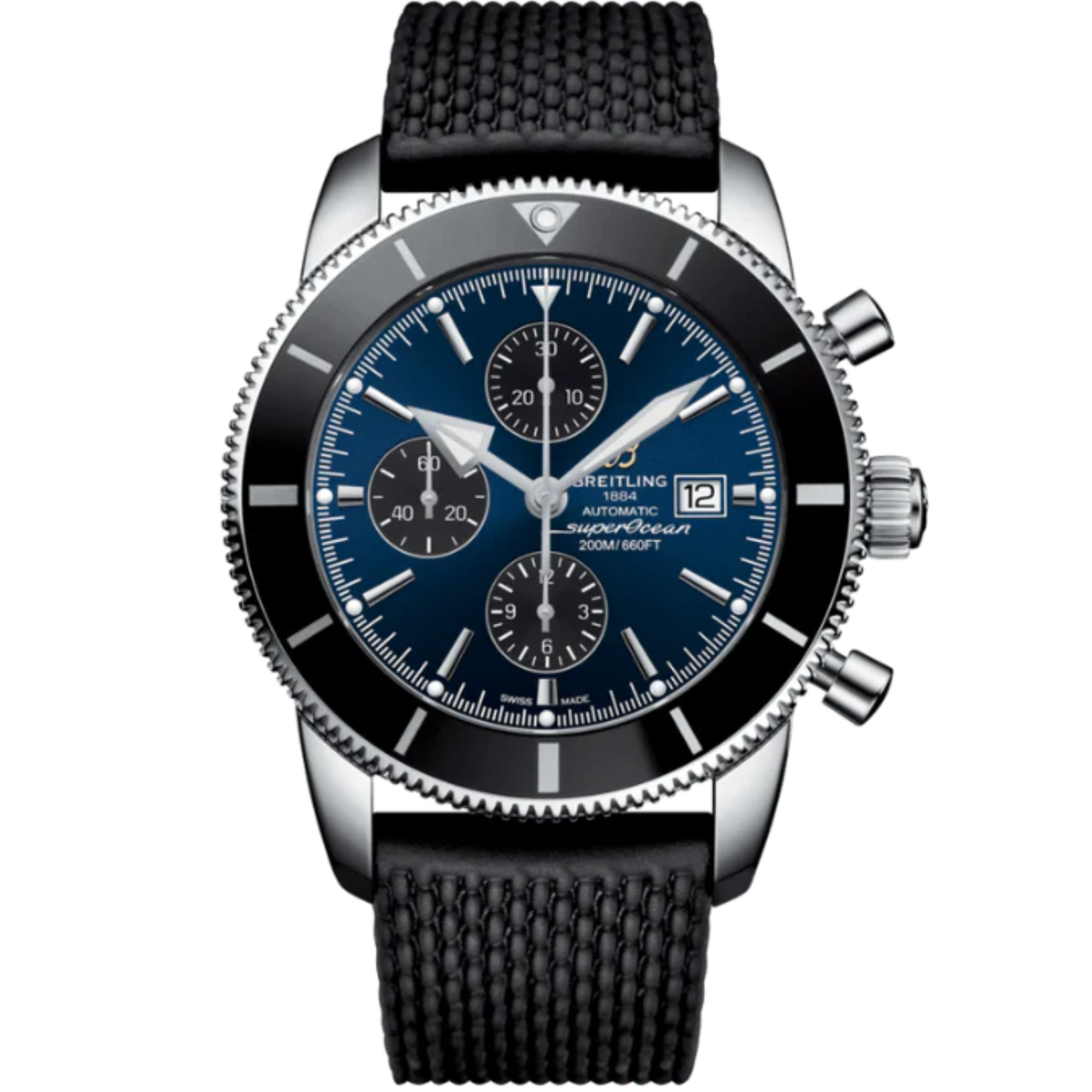 SUPEROCEAN HERITAGE CHRONOGRAPH 46 MM STAINLESS STEEL WITH BLUE DIAL - Breitling