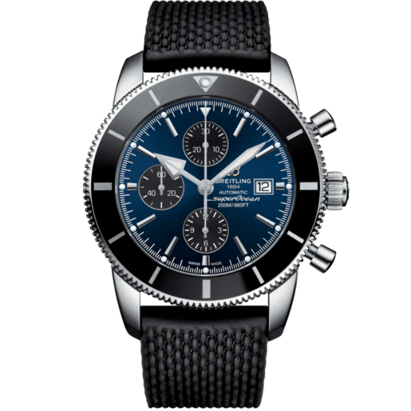 SUPEROCEAN HERITAGE CHRONOGRAPH 46 MM STAINLESS STEEL WITH BLUE DIAL - Breitling