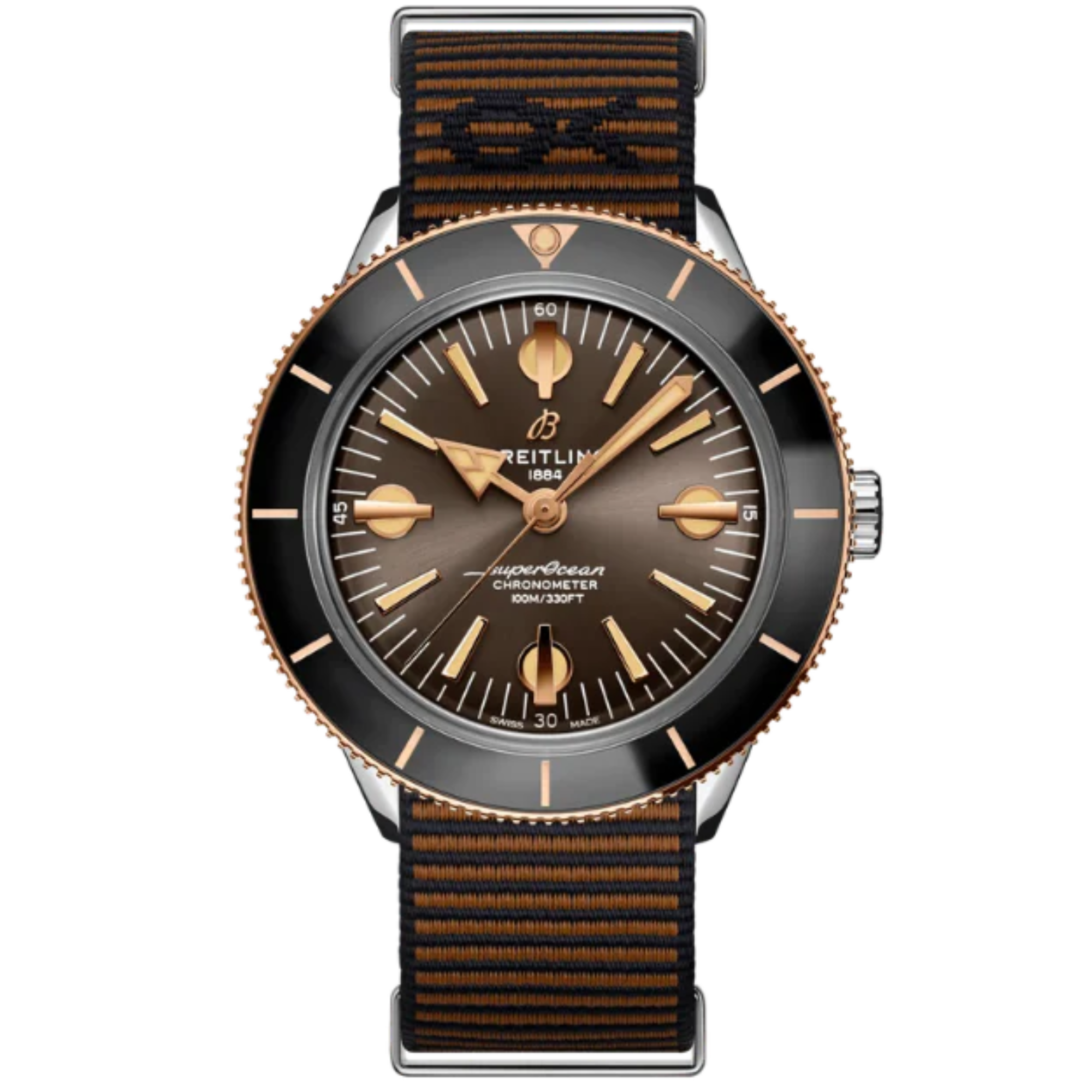 SUPEROCEAN HERITAGE '57 OUTERKNOWN LIMITED EDITION 42 MM STAINLESS STEEL & 18K ROSE GOLD WITH BROWN DIAL - Breitling