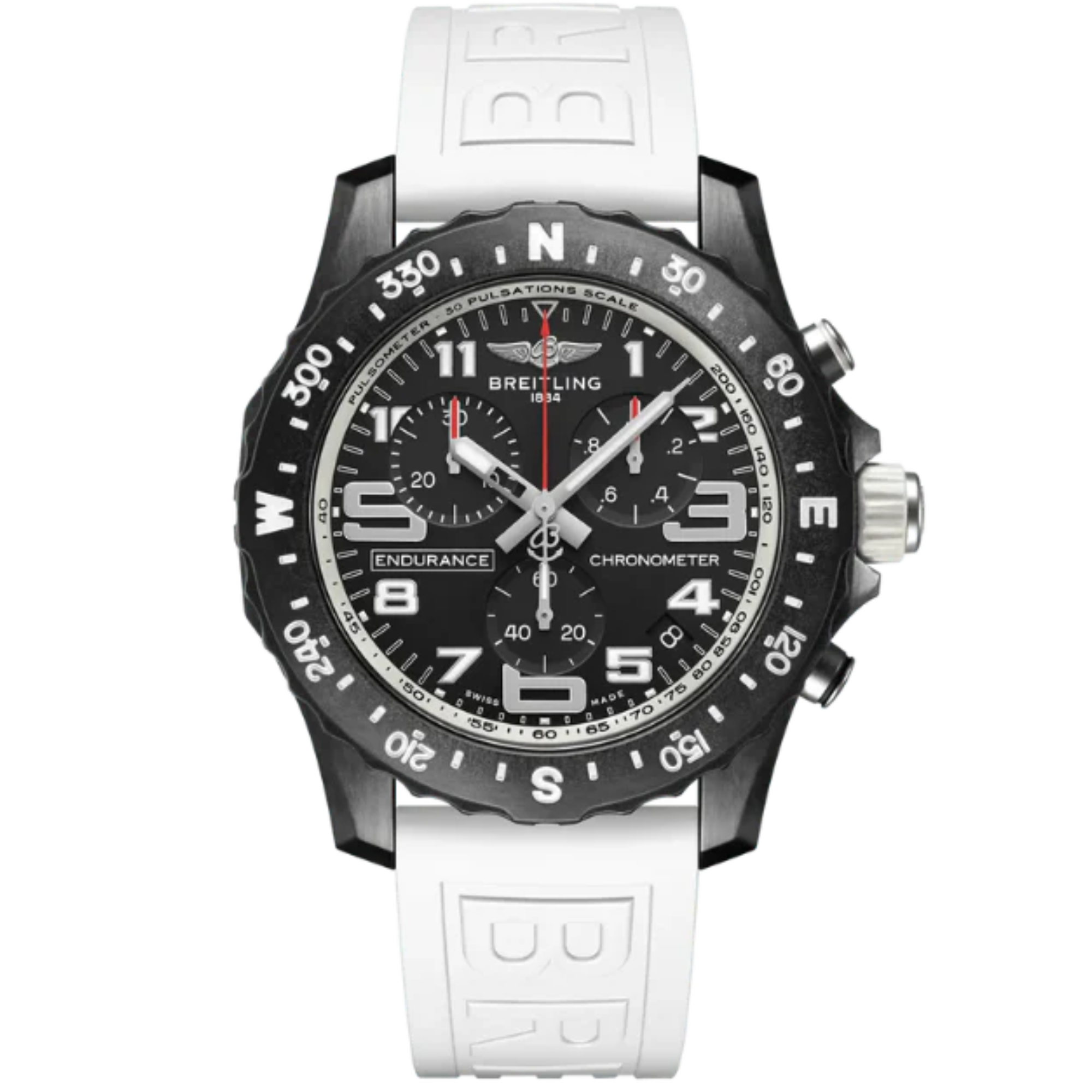 ENDURANCE PRO 44 MM BREITLIGHT® CASE WITH BLACK DIAL - Breitling