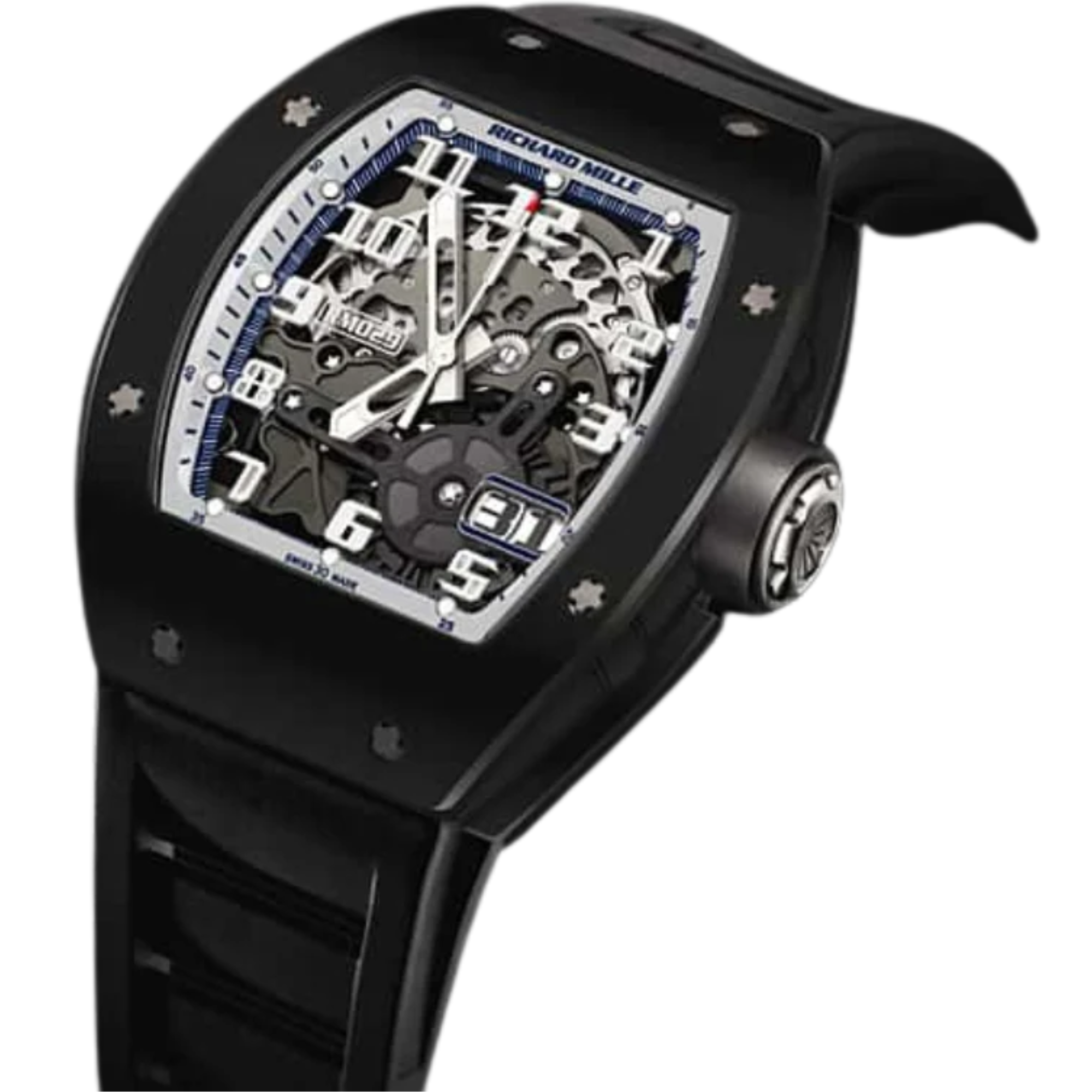 RM 029 St. Tropez Ceramic Edition Rubber Strap Ceramic Case - Richard Mille