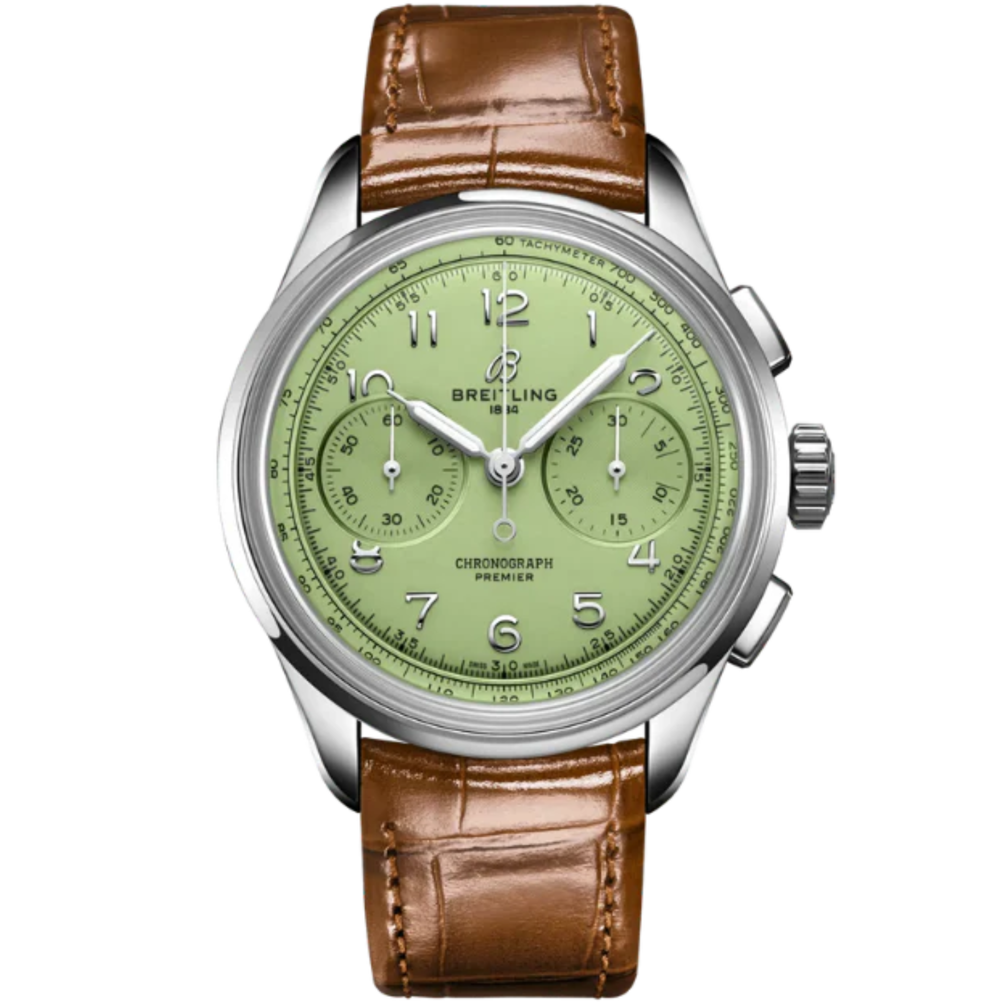 PREMIER B09 CHRONOGRAPH 40 MM STAINLESS STEEL WITH PISTACHIO GREEN DIAL - Breitling