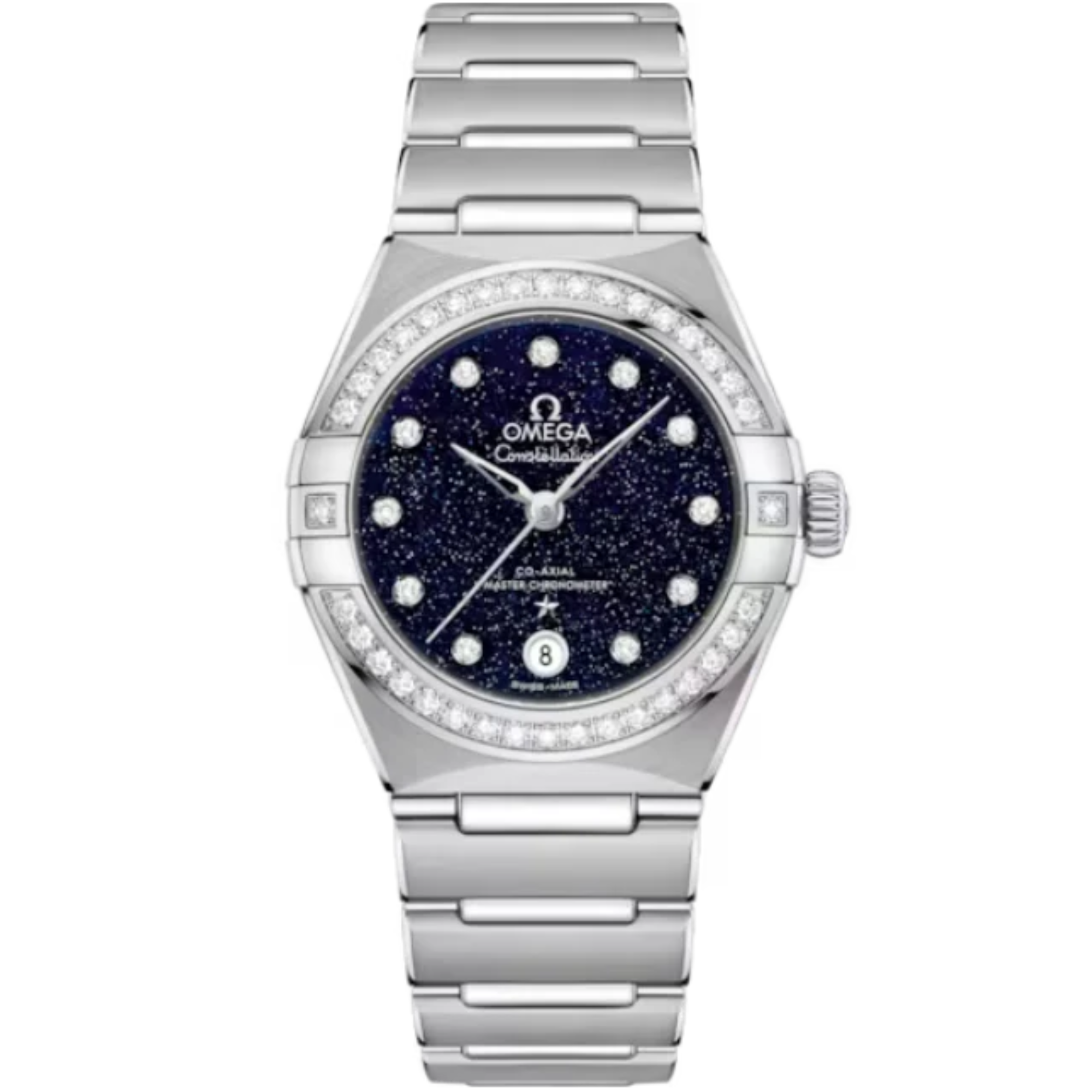 CONSTELLATION 29 MM STAINLESS STEEL WITH BLUE DIAL - Omega