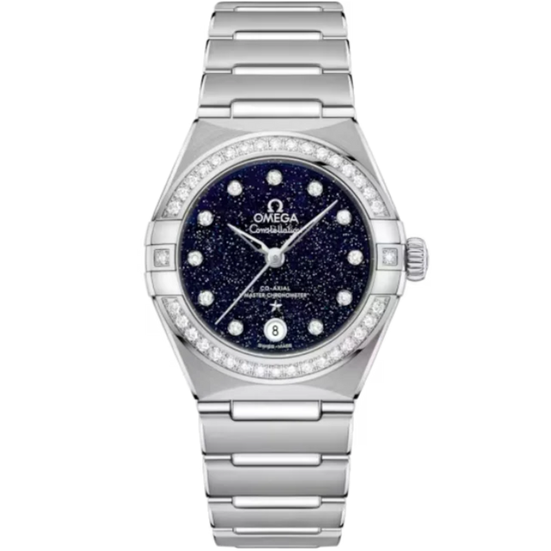 CONSTELLATION 29 MM STAINLESS STEEL WITH BLUE DIAL - Omega