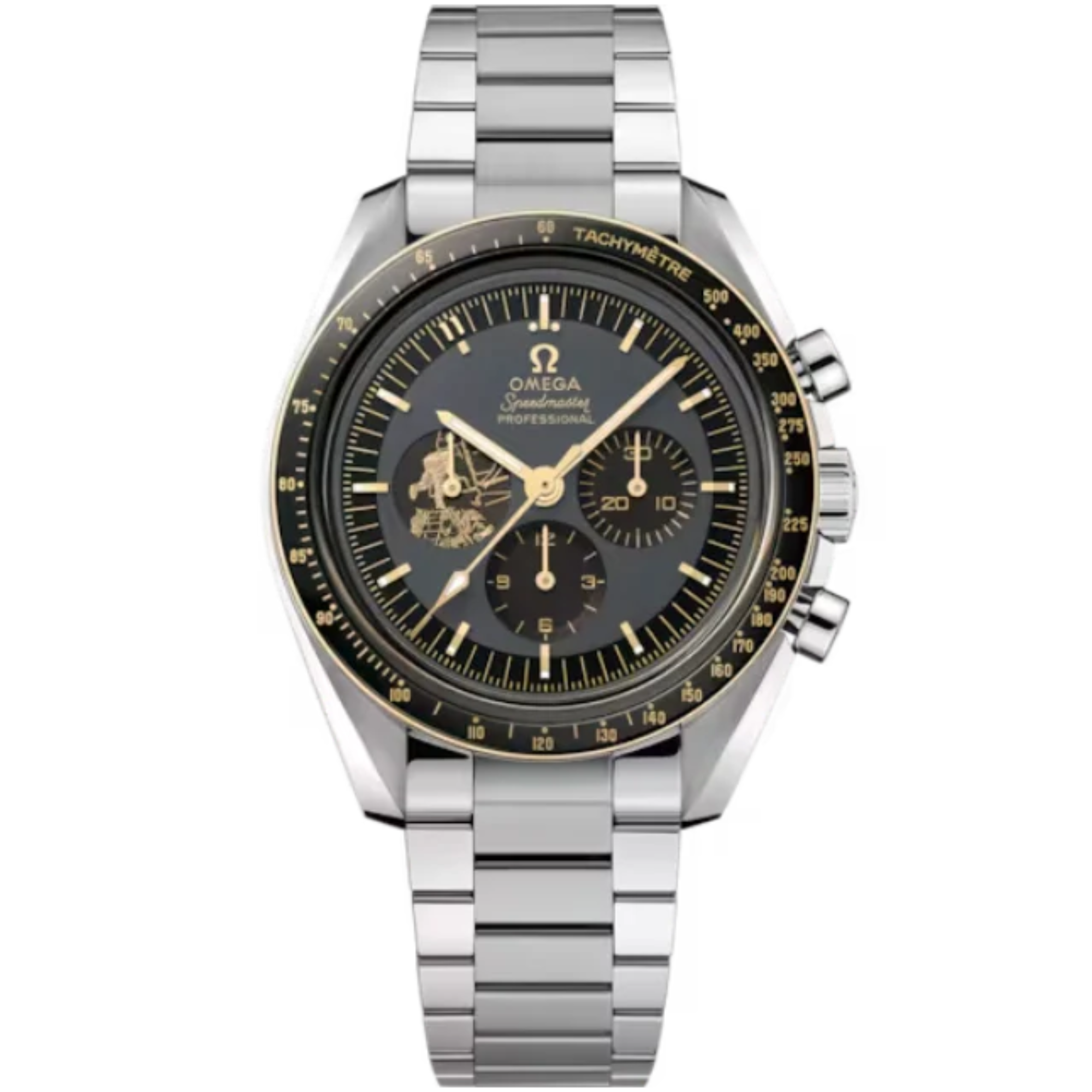 SPEEDMASTER ANNIVERSARY SERIES APOLLO 11 50TH ANNIVERSARY 42 MM STAINLESS STEEL WITH BLACK DIAL - Omega