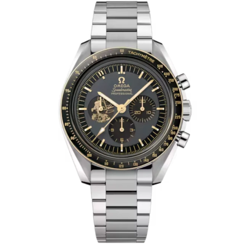SPEEDMASTER ANNIVERSARY SERIES APOLLO 11 50TH ANNIVERSARY 42 MM STAINLESS STEEL WITH BLACK DIAL - Omega