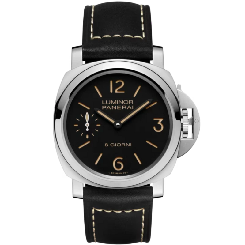 LUMINOR 8 GIORNI PAM00915 44 MM STAINLESS STEEL WITH BLACK DIAL - Panerai