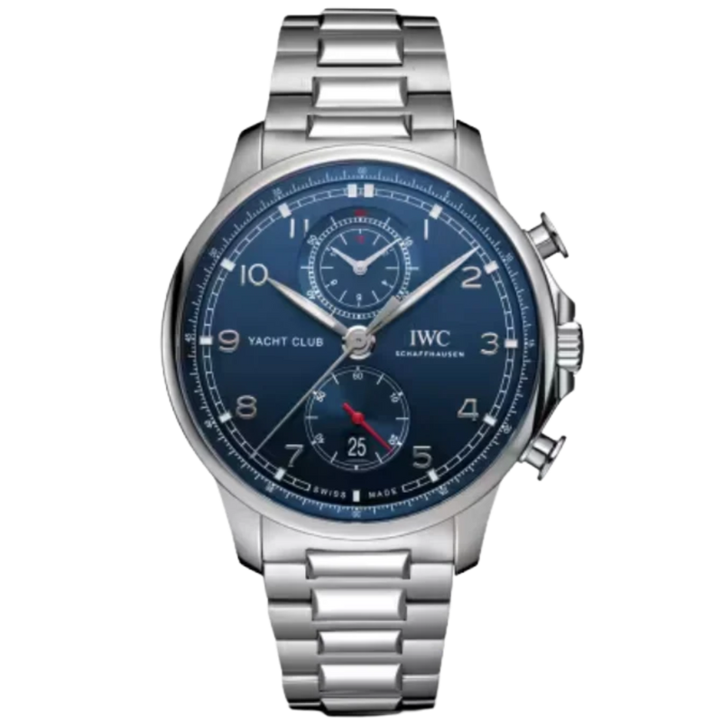 PORTUGIESER YACHT CLUB CHRONOGRAPH 45 MM STAINLESS STEEL WITH BLUE DIAL - IWC