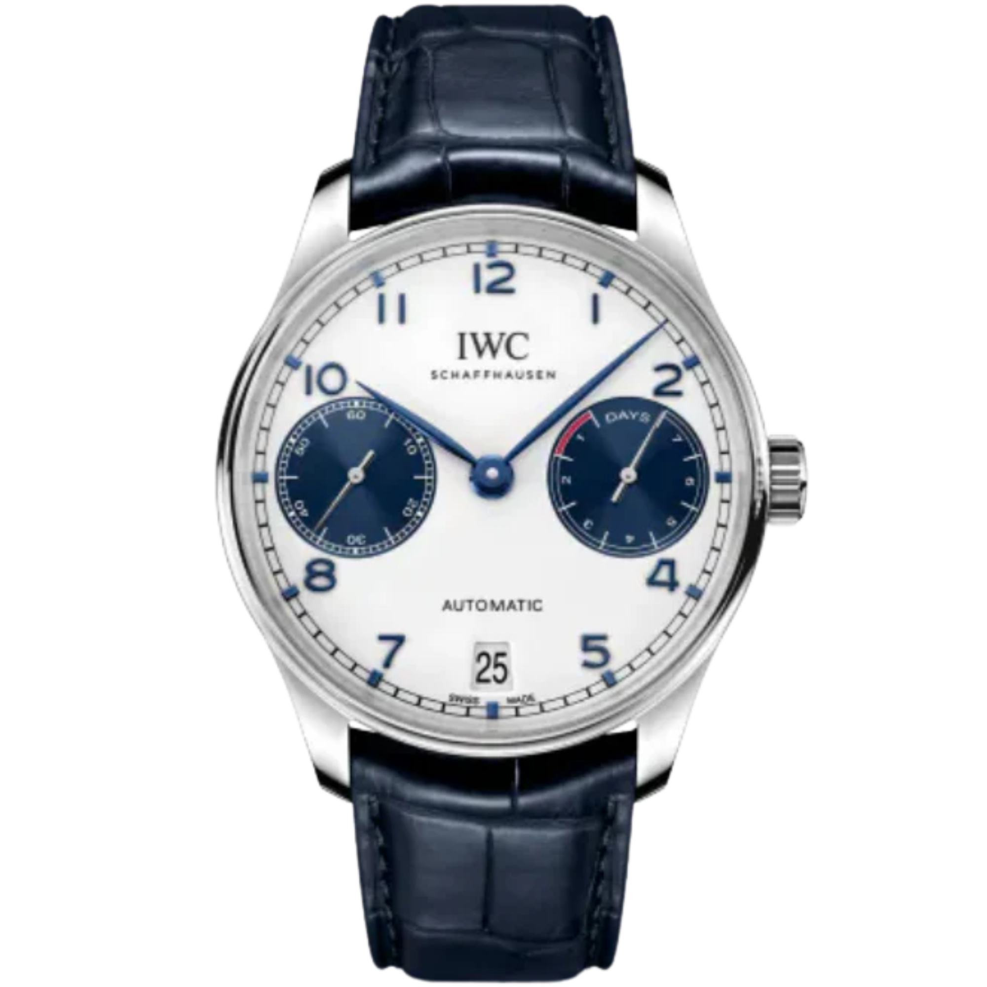 PORTUGIESER AUTOMATIC 42 MM STAINLESS STEEL WITH WHITE DIAL - IWC