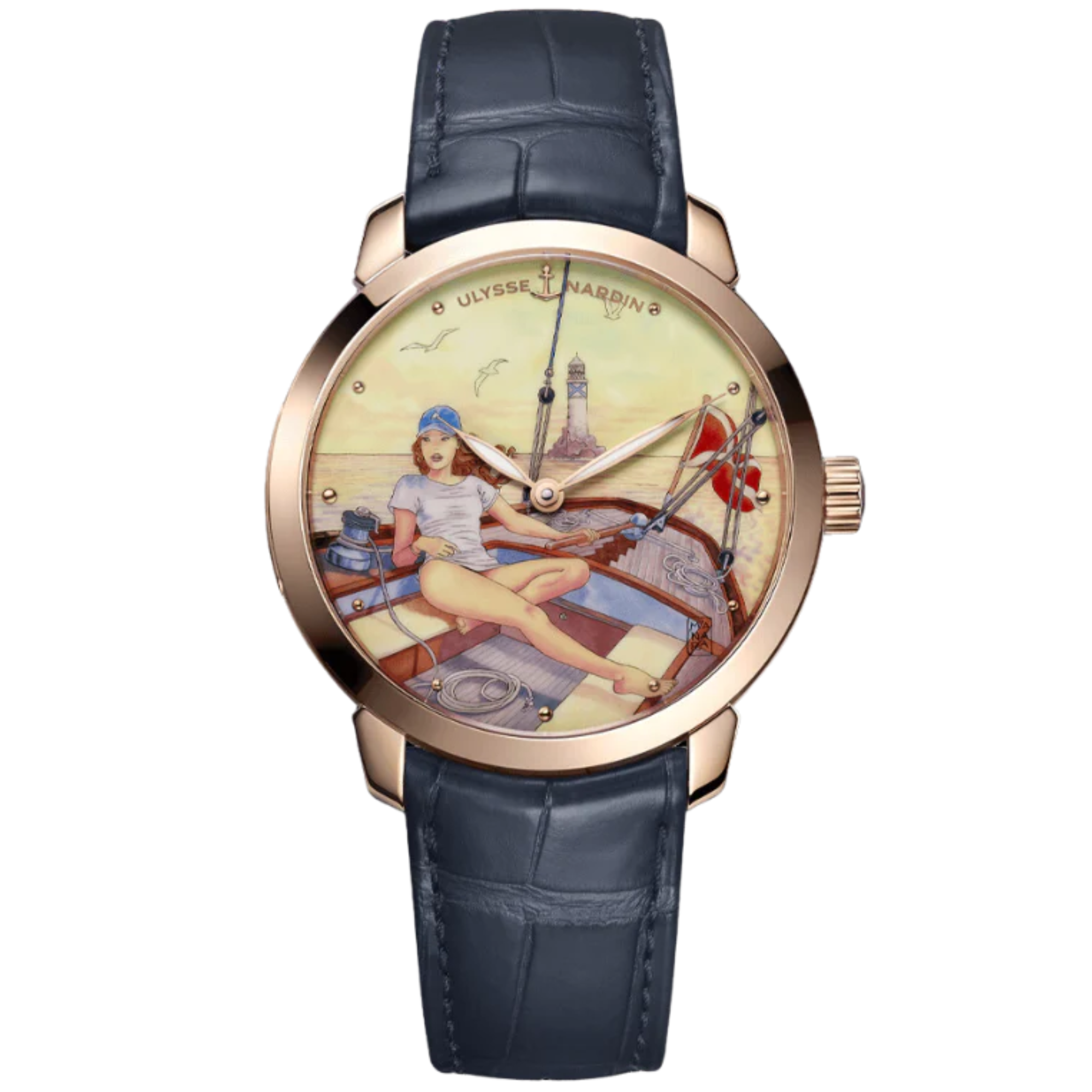 CLASSICO MANARA MANUFACTURE 40 MM ROSE GOLD WITH WHITE DIAL - Ulysse Nardin