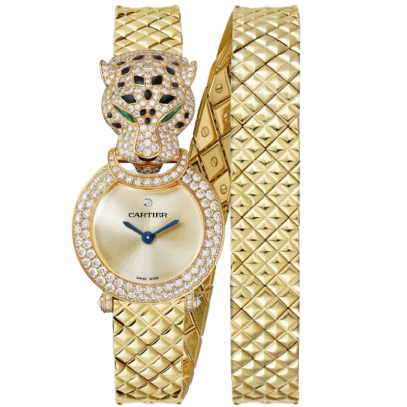 LA PANTHERE DE CARTIER 24 MM 18K YELLOW GOLD WITH GOLD DIAL - Cartier
