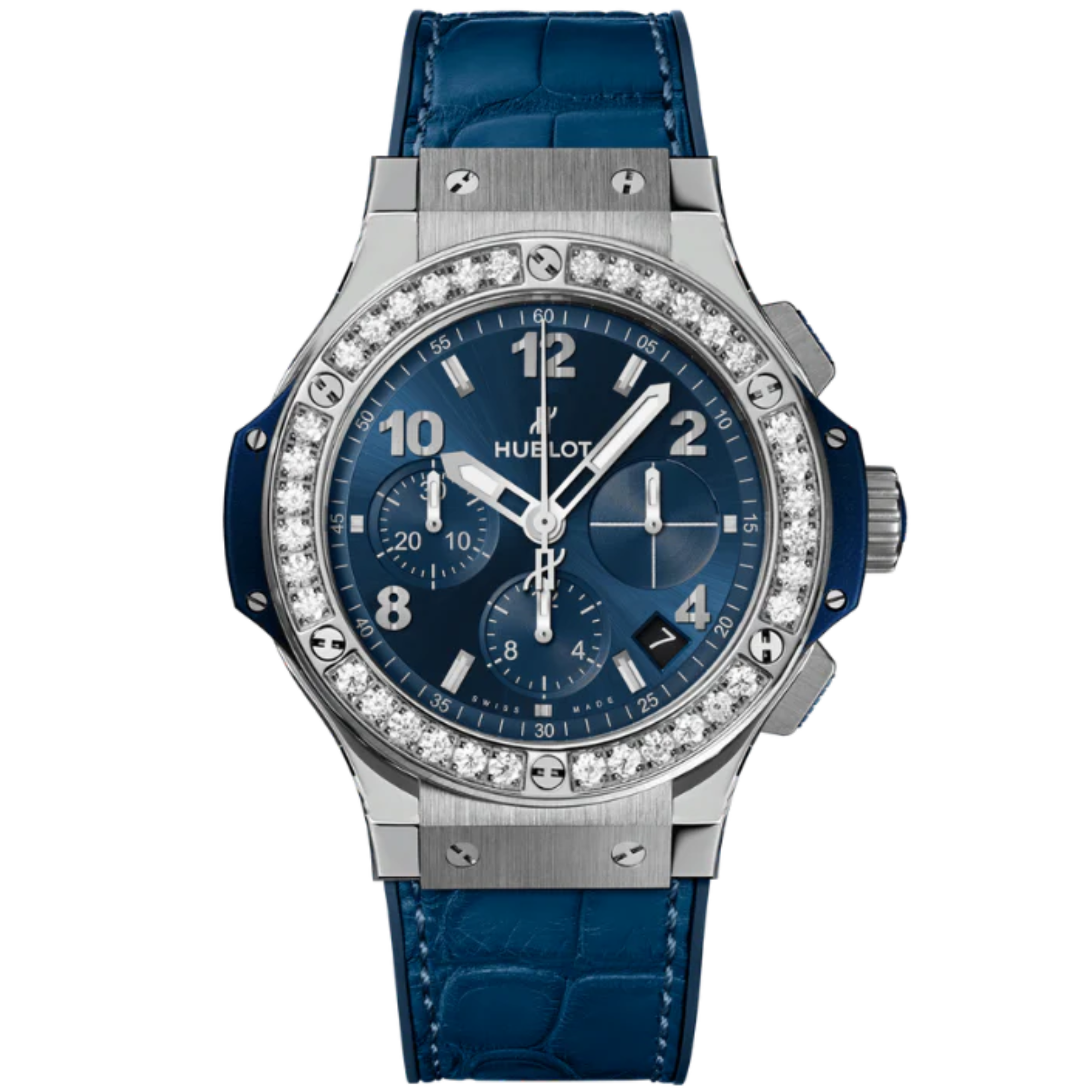 Big Bang 41mm STEEL BLUE DIAMONDS - Hublot
