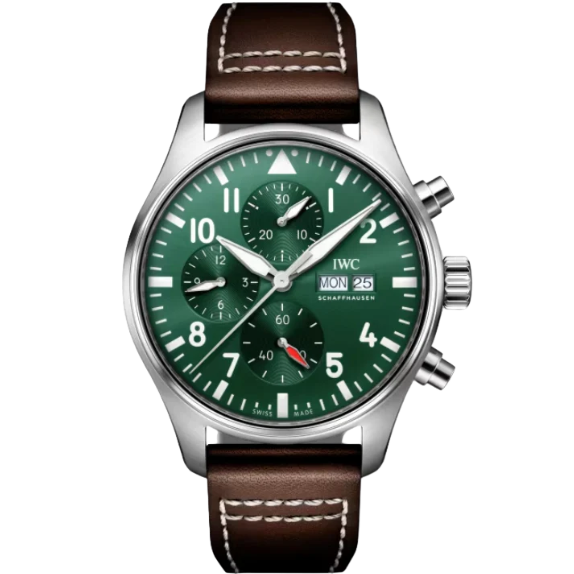 PILOT’S WATCH CHRONOGRAPH 43 MM STAINLESS STEEL WITH GREEN DIAL - IWC