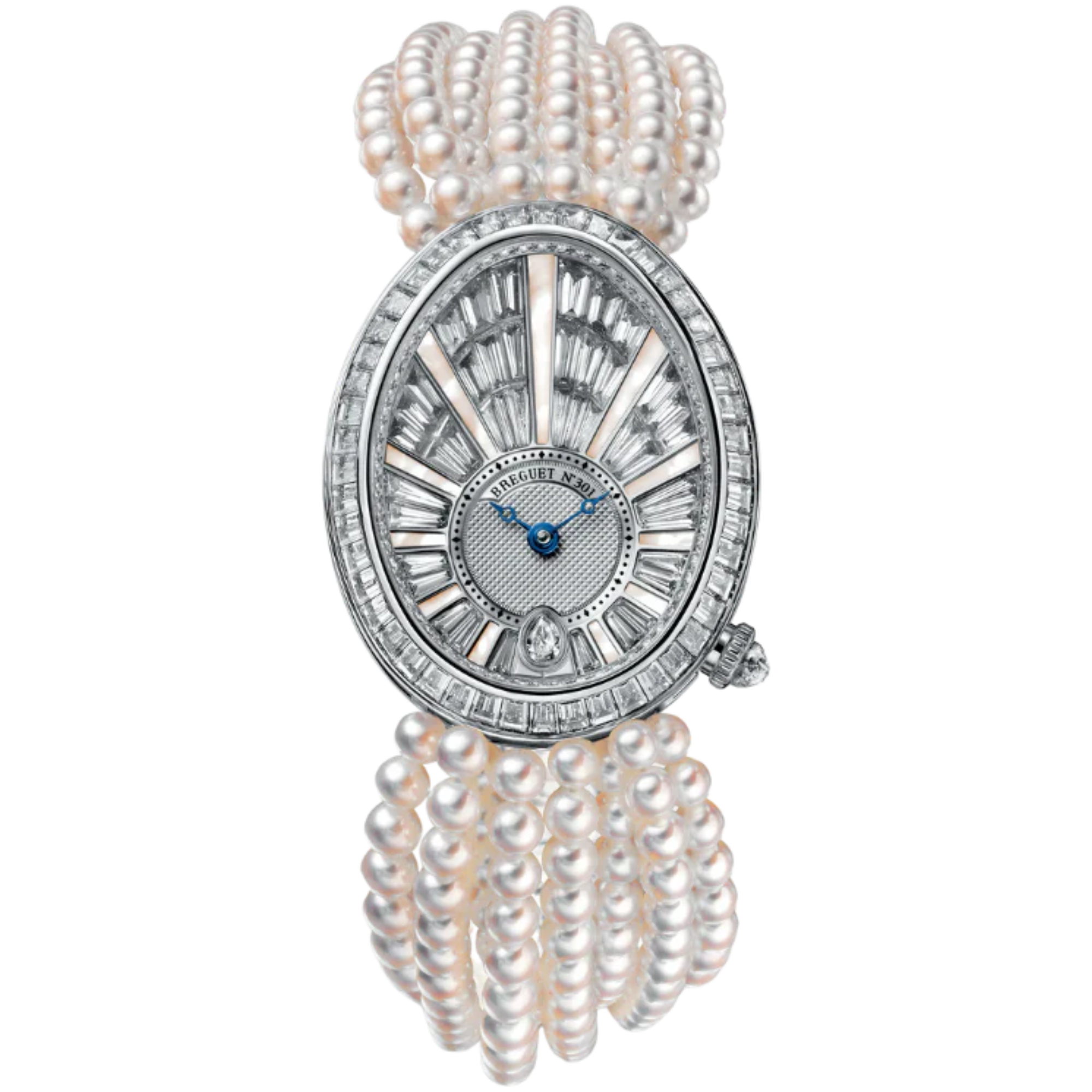 REINE DE NAPLES 8939 38 MM WHITE GOLD WITH SILVER DIAL - Breguet