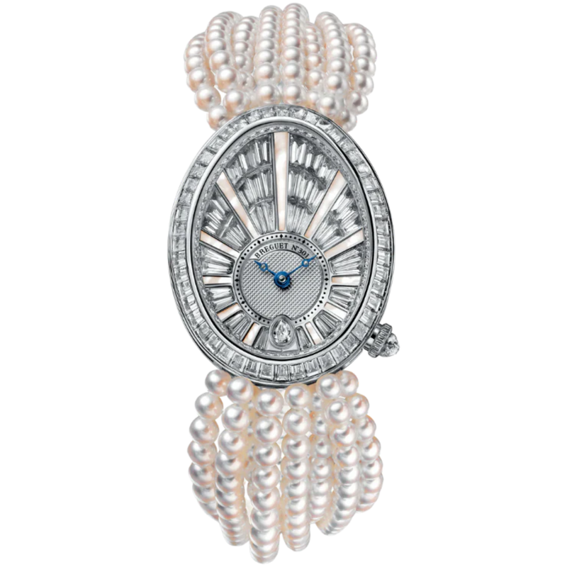 REINE DE NAPLES 8939 38 MM WHITE GOLD WITH SILVER DIAL - Breguet