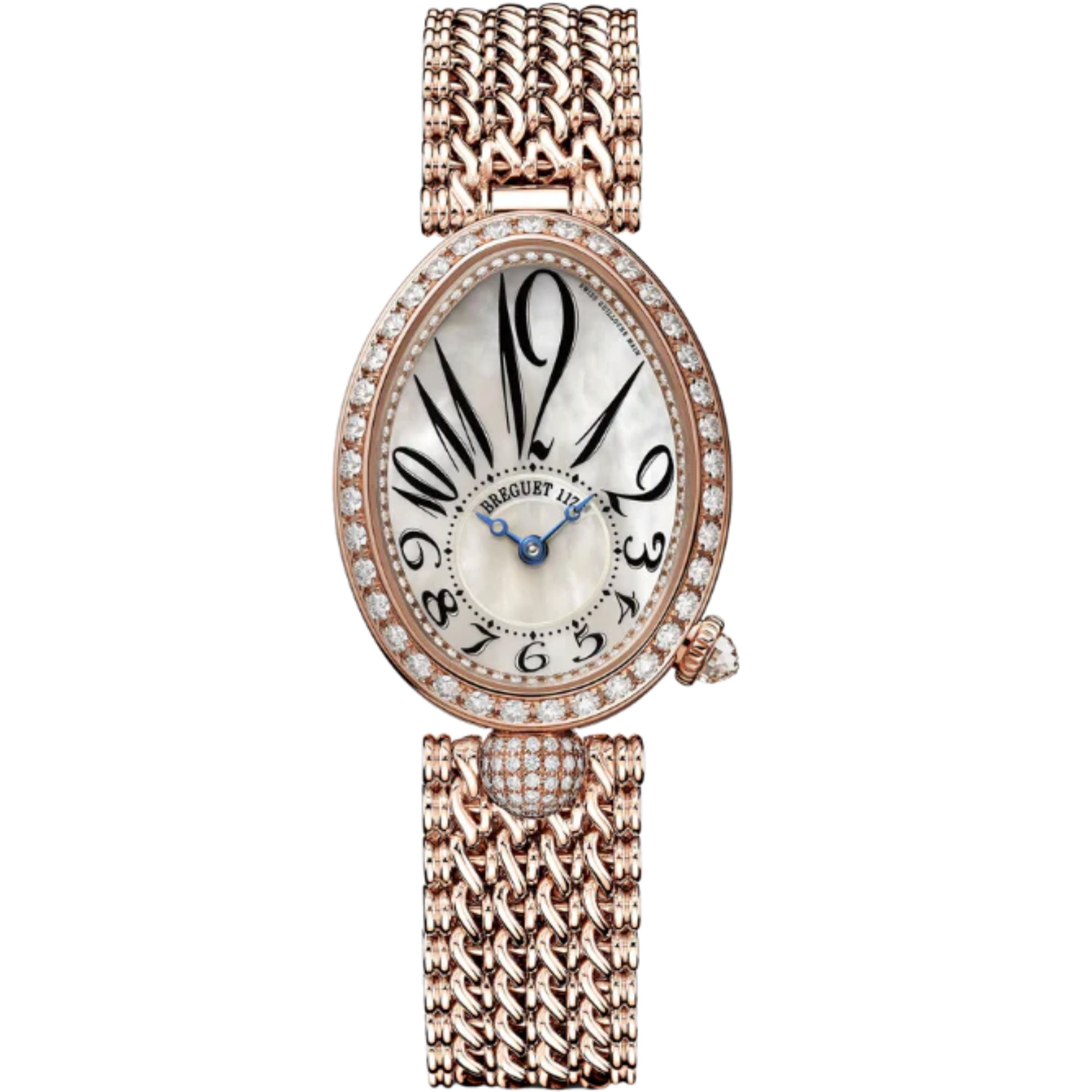 REINE DE NAPLES 8928 33 MM ROSE GOLD WITH MOTHER OF PEARL DIAL - Breguet