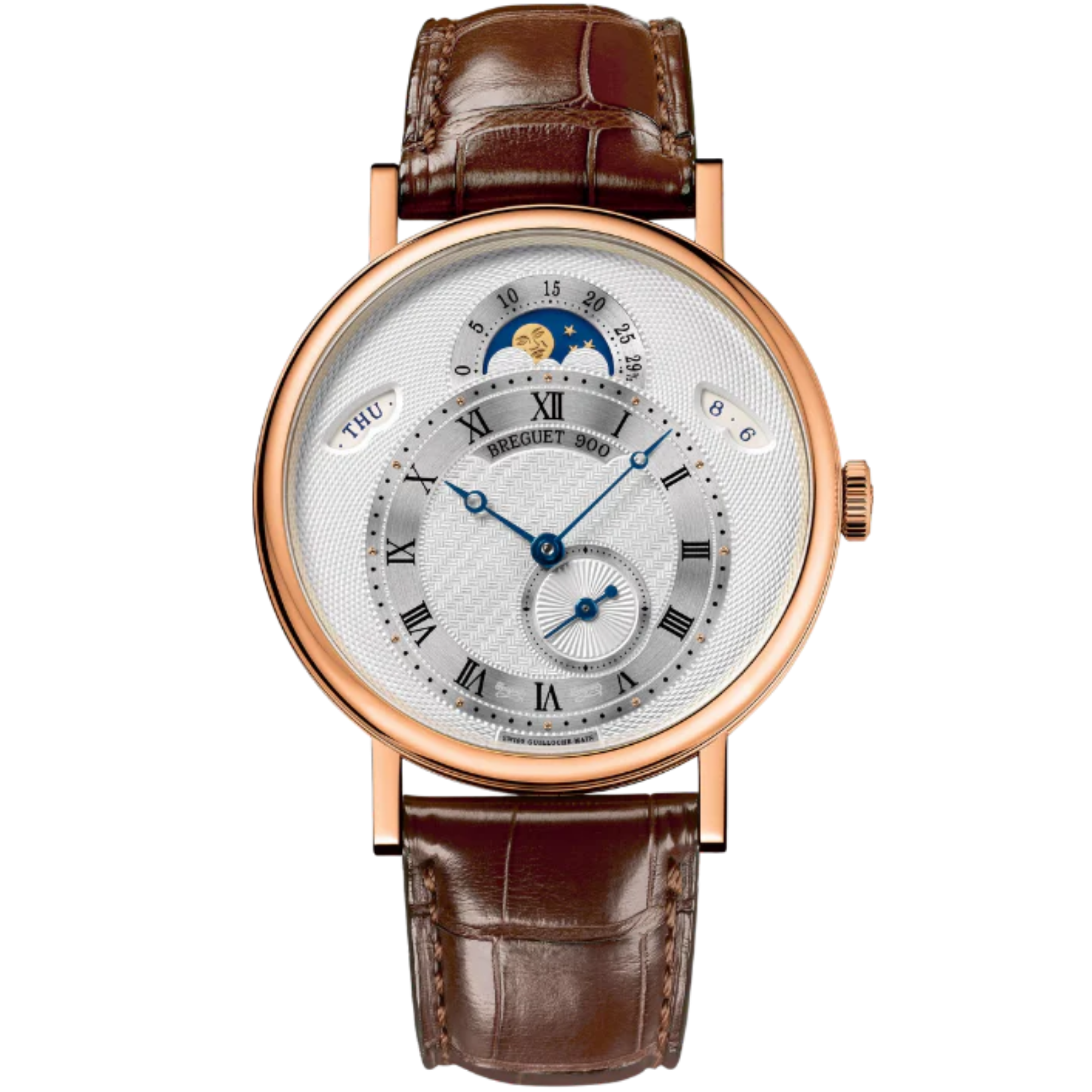 CLASSIQUE CALENDRIER 7337 39 MM ROSE GOLD WITH SILVER DIAL - Breguet