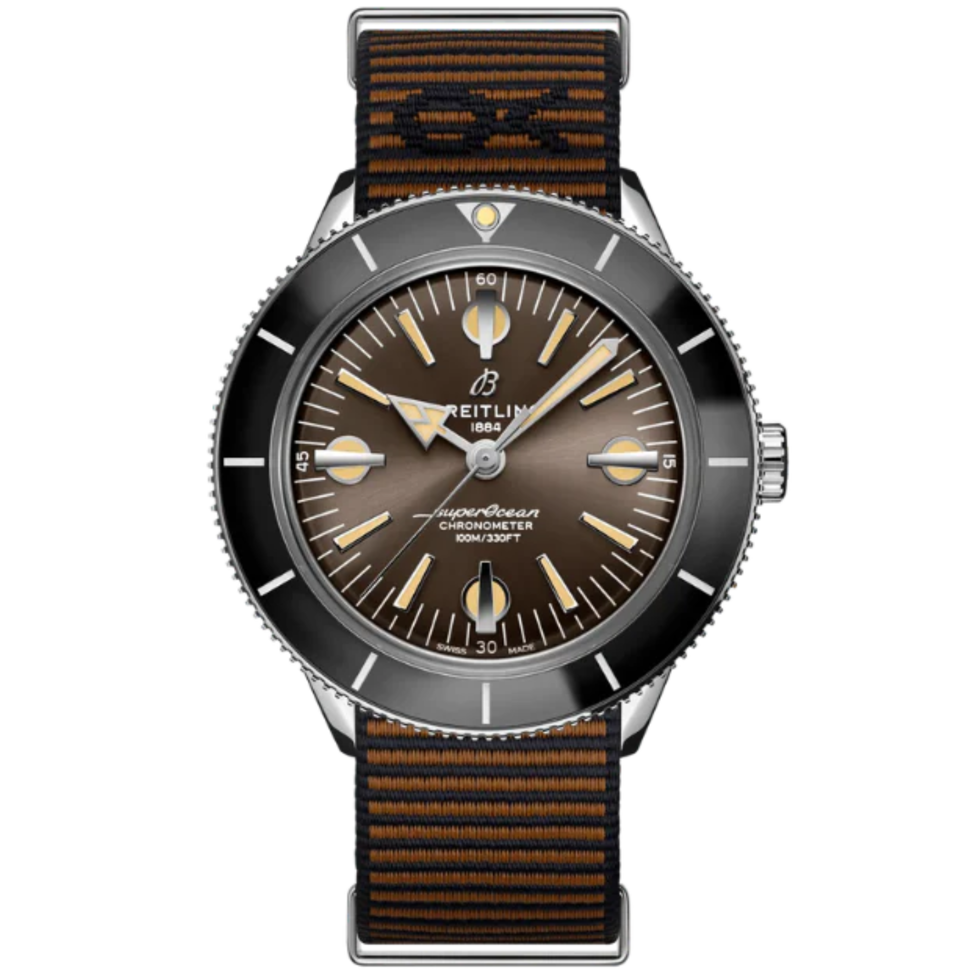 SUPEROCEAN HERITAGE '57 OUTERKNOWN 42 MM STAINLESS STEEL WITH BROWN DIAL - Breitling