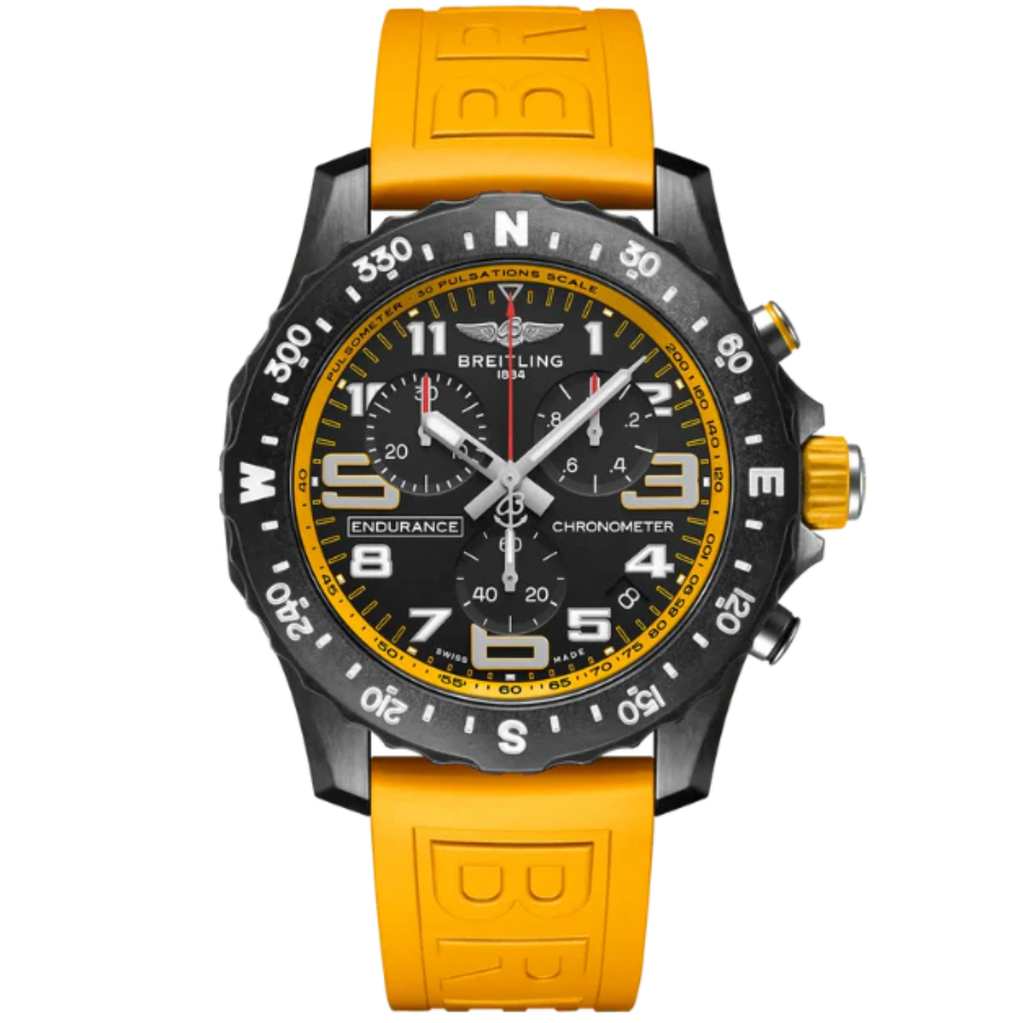 ENDURANCE PRO 44 MM BREITLIGHT® CASE WITH BLACK DIAL - Breitling