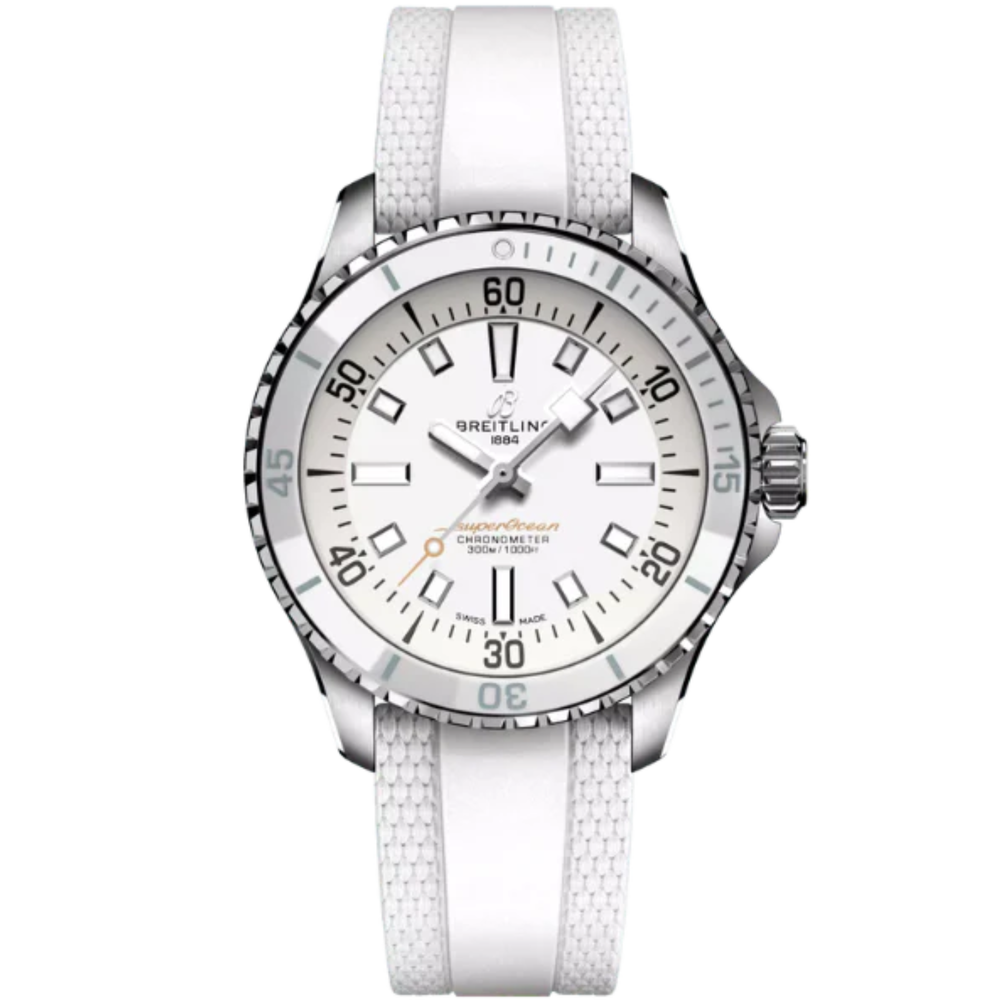 SUPEROCEAN AUTOMATIC 36 MM STAINLESS STEEL WITH WHITE DIAL - Breitling