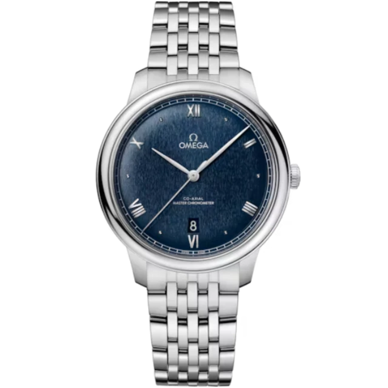 DE VILLE PRESTIGE 40 MM STAINLESS STEEL WITH BLUE DIAL - Omega