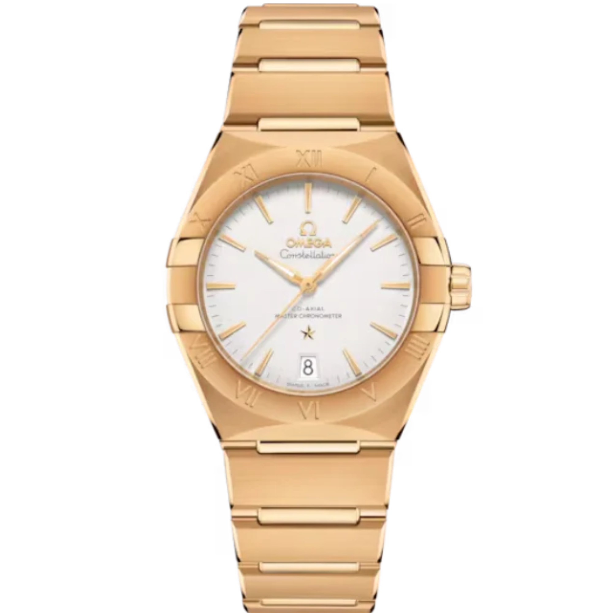 CONSTELLATION 36 MM YELLOW GOLD WITH SILVER DIAL - Omega
