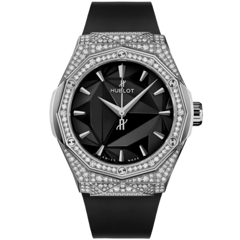 CLASSIC FUSION 40 MM ORLINSKI TITANIUM PAVÉ - Hublot