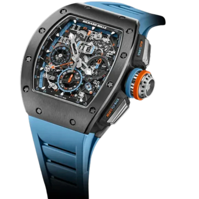 RM 011-05 Automatic Winding Flyback Chronograph Rubber Grey Cermet Case - Richard Mille