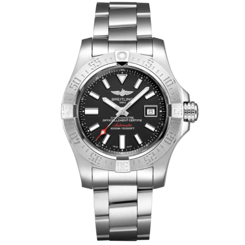 AVENGER II SEAWOLF 45 MM STAINLESS STEEL WITH BLACK DIAL - Breitling