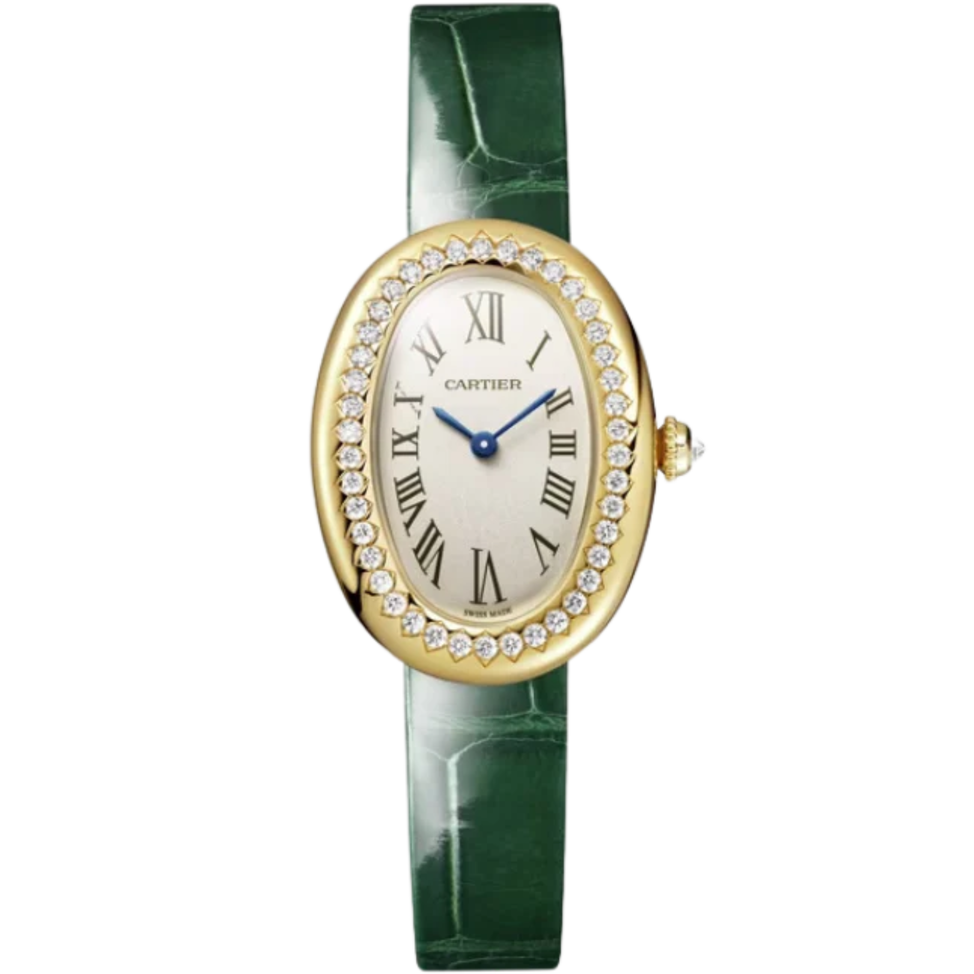 BAIGNOIRE DE CARTIER 31 MM YELLOW GOLD WITH SILVER DIAL - Cartier