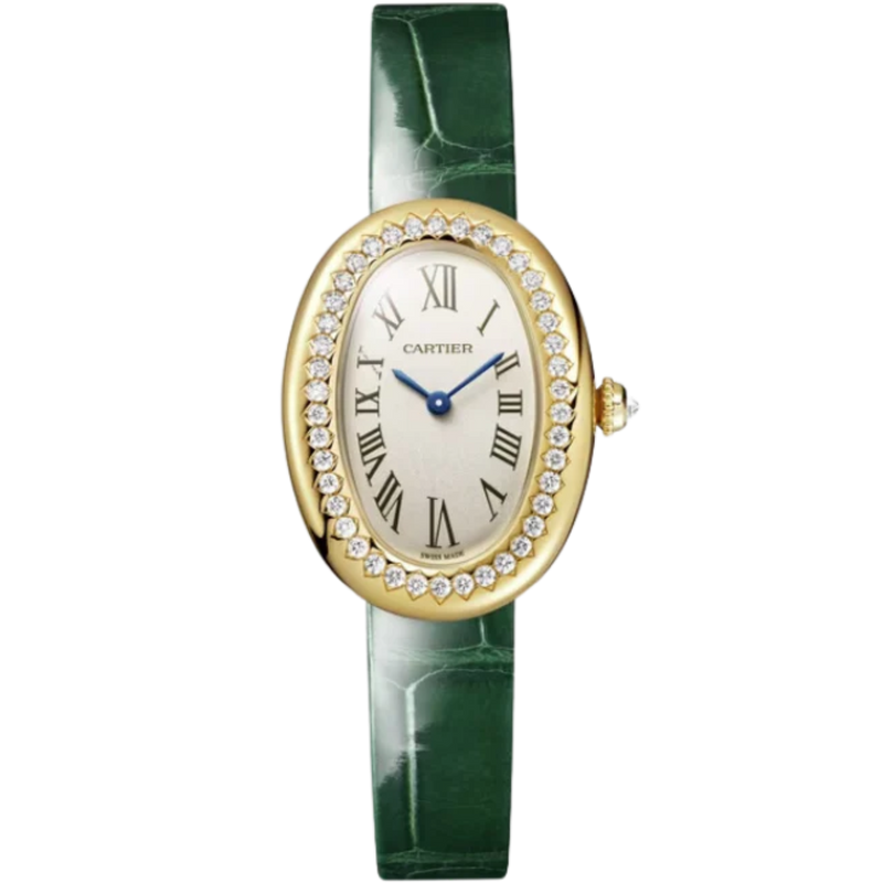 BAIGNOIRE DE CARTIER 31 MM YELLOW GOLD WITH SILVER DIAL - Cartier