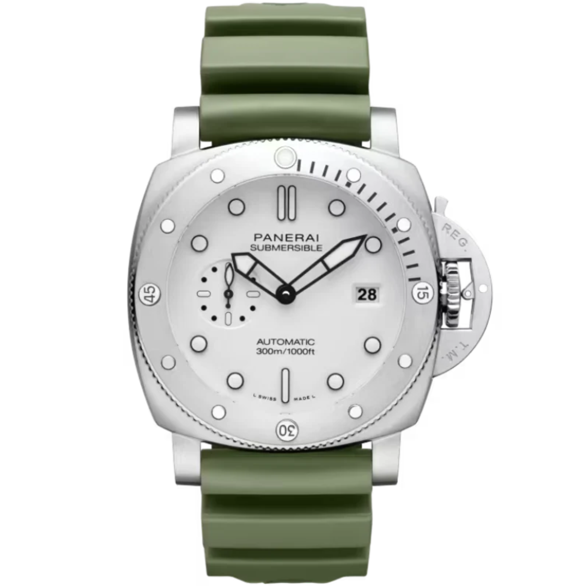 SUBMERSIBLE QUARANTAQUATTRO BIANCO PAM01226 44 MM STAINLESS STEEL WITH WHITE DIAL - Panerai