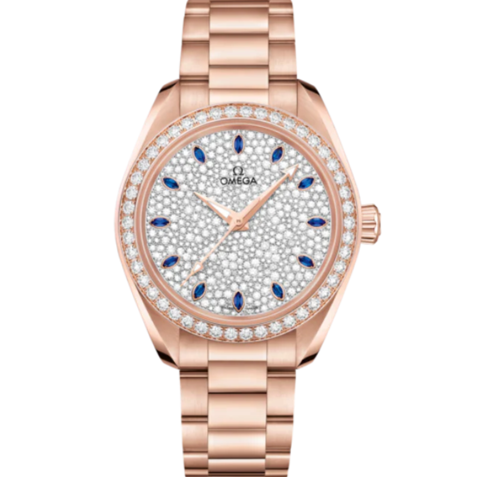SEAMASTER AQUA TERRA 150M 34 MM SEDNA™ GOLD WITH WHITE DIAL - Omega