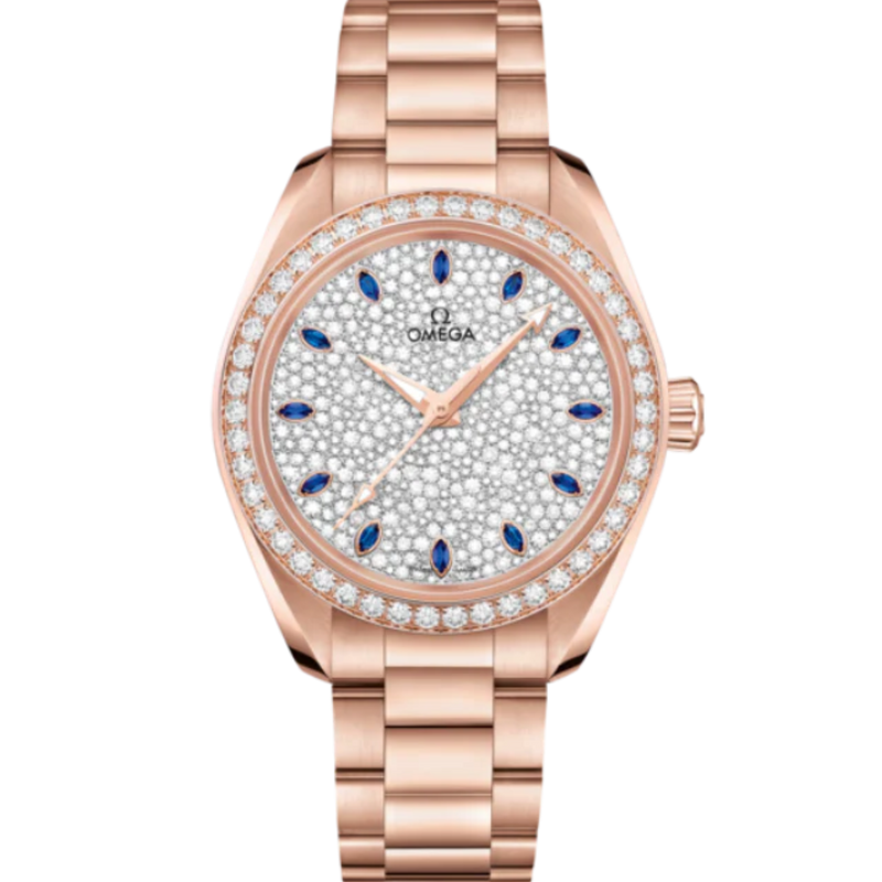 SEAMASTER AQUA TERRA 150M 34 MM SEDNA™ GOLD WITH WHITE DIAL - Omega