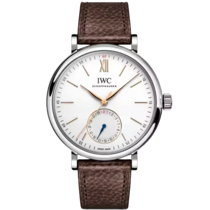 PORTOFINO POINTER DATE 39 MM STAINLESS STEEL WITH WHITE DIAL - IWC