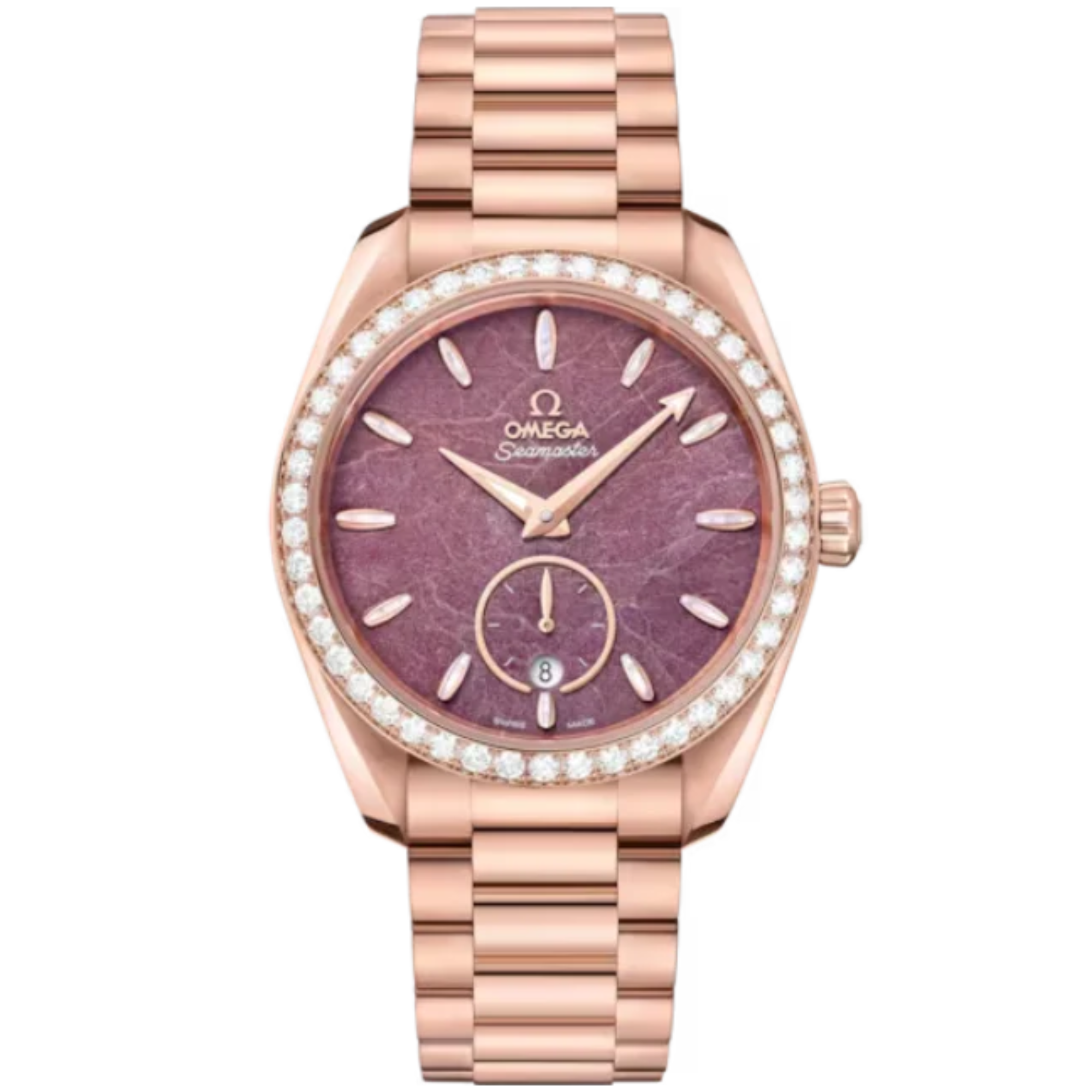 SEAMASTER AQUA TERRA 150M 38 MM SEDNA™ GOLD WITH PURPLE DIAL - Omega