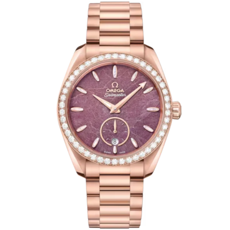 SEAMASTER AQUA TERRA 150M 38 MM SEDNA™ GOLD WITH PURPLE DIAL - Omega