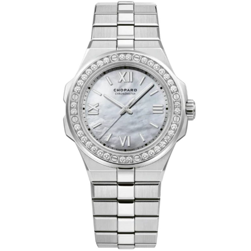 ALPINE EAGLE 36 MM LUCENT STEEL™ WITH MOTHER OF PEARL DIAL - Chopard