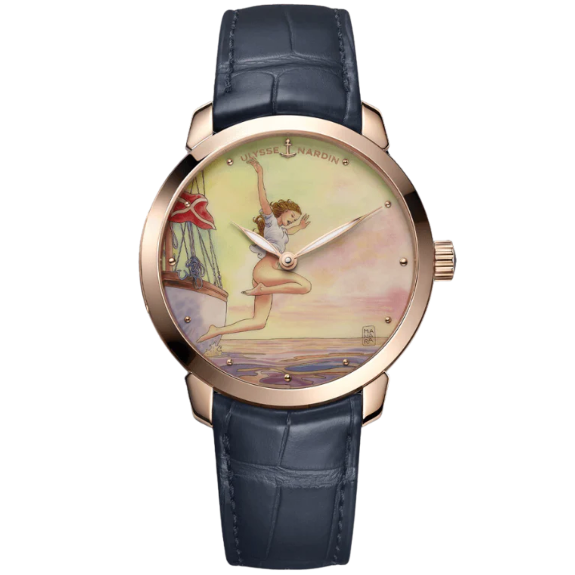 CLASSICO MANARA MANUFACTURE 40 MM ROSE GOLD WITH WHITE DIAL - Ulysse Nardin