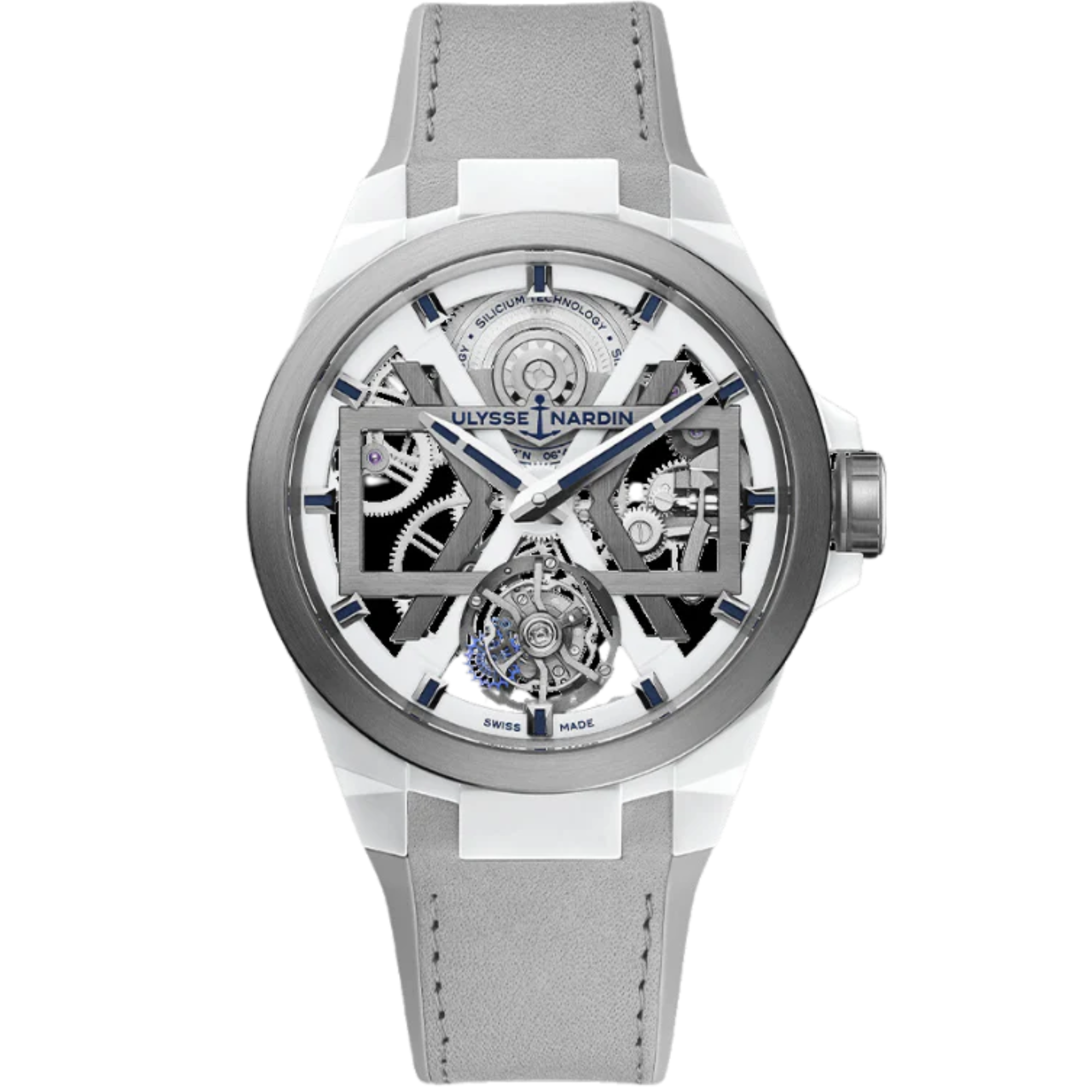 BLAST TOURBILLON 45 MM TITANIUM - CERAMIC WITH OPENWORKED DIAL - Ulysse Nardin