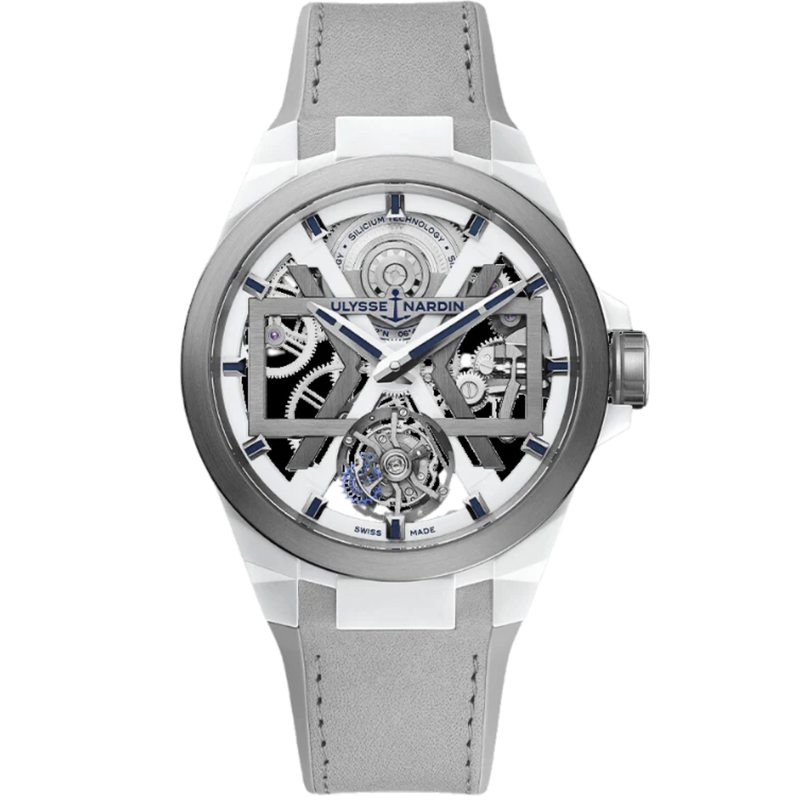 BLAST TOURBILLON 45 MM TITANIUM - CERAMIC WITH OPENWORKED DIAL - Ulysse Nardin