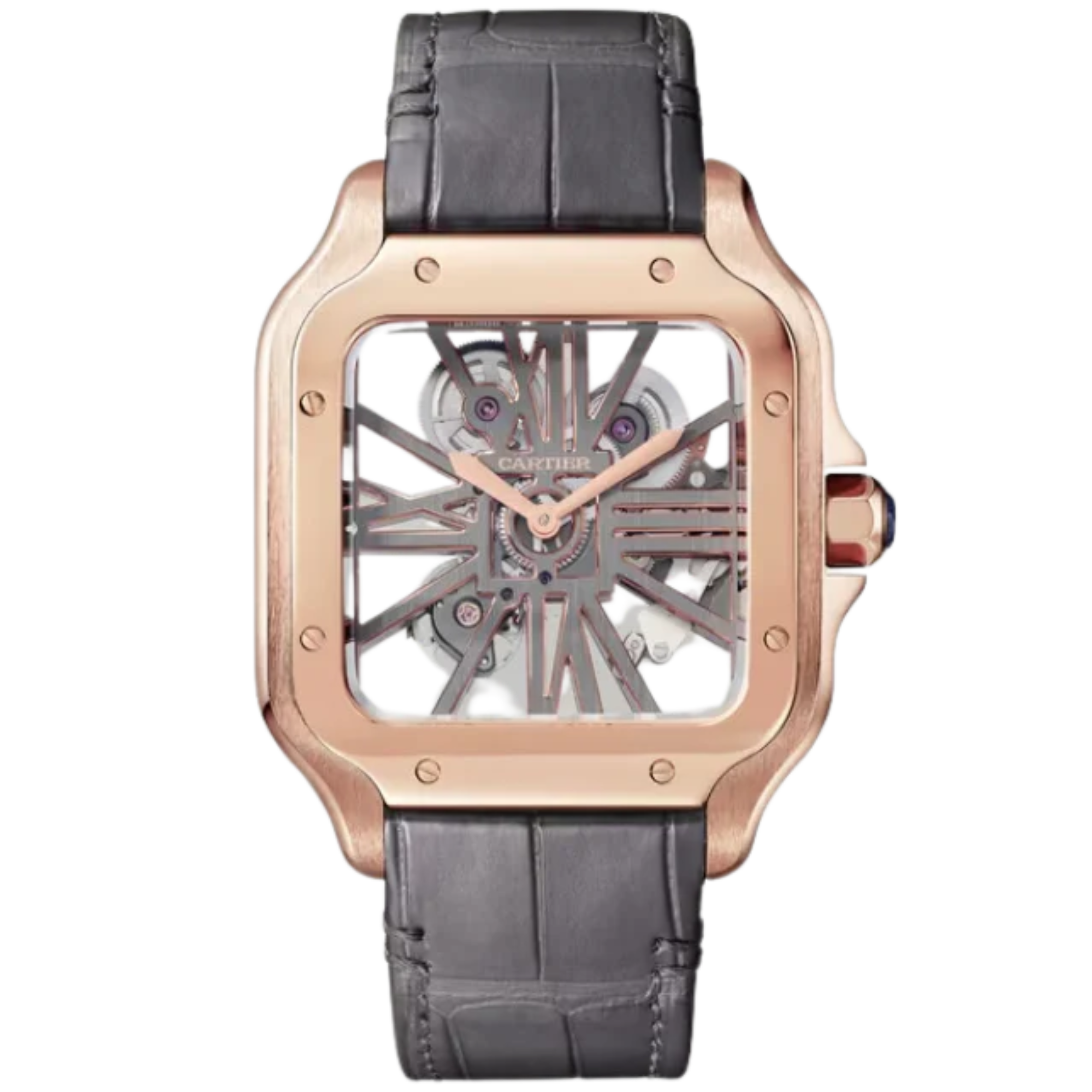 SANTOS 28 MM DE CARTIER ROSE GOLD - Cartier