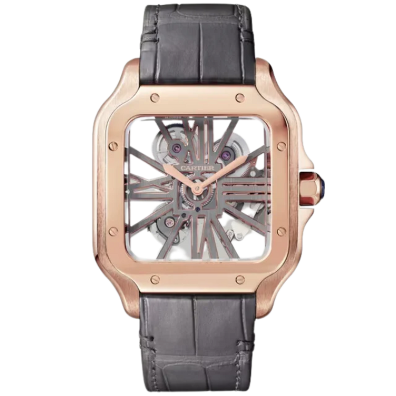 SANTOS 28 MM DE CARTIER ROSE GOLD - Cartier