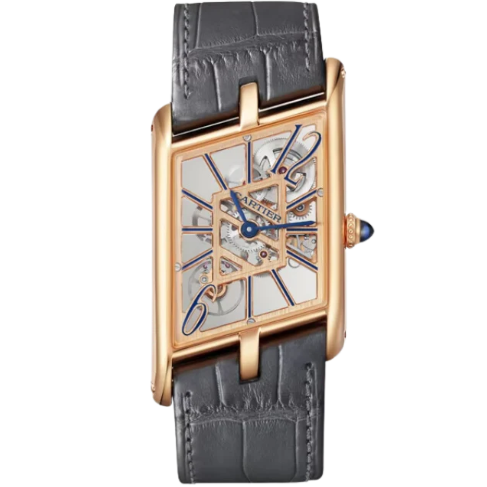 TANK 48 mm ASYMÉTRIQUE WATCH ROSE GOLD - Cartier