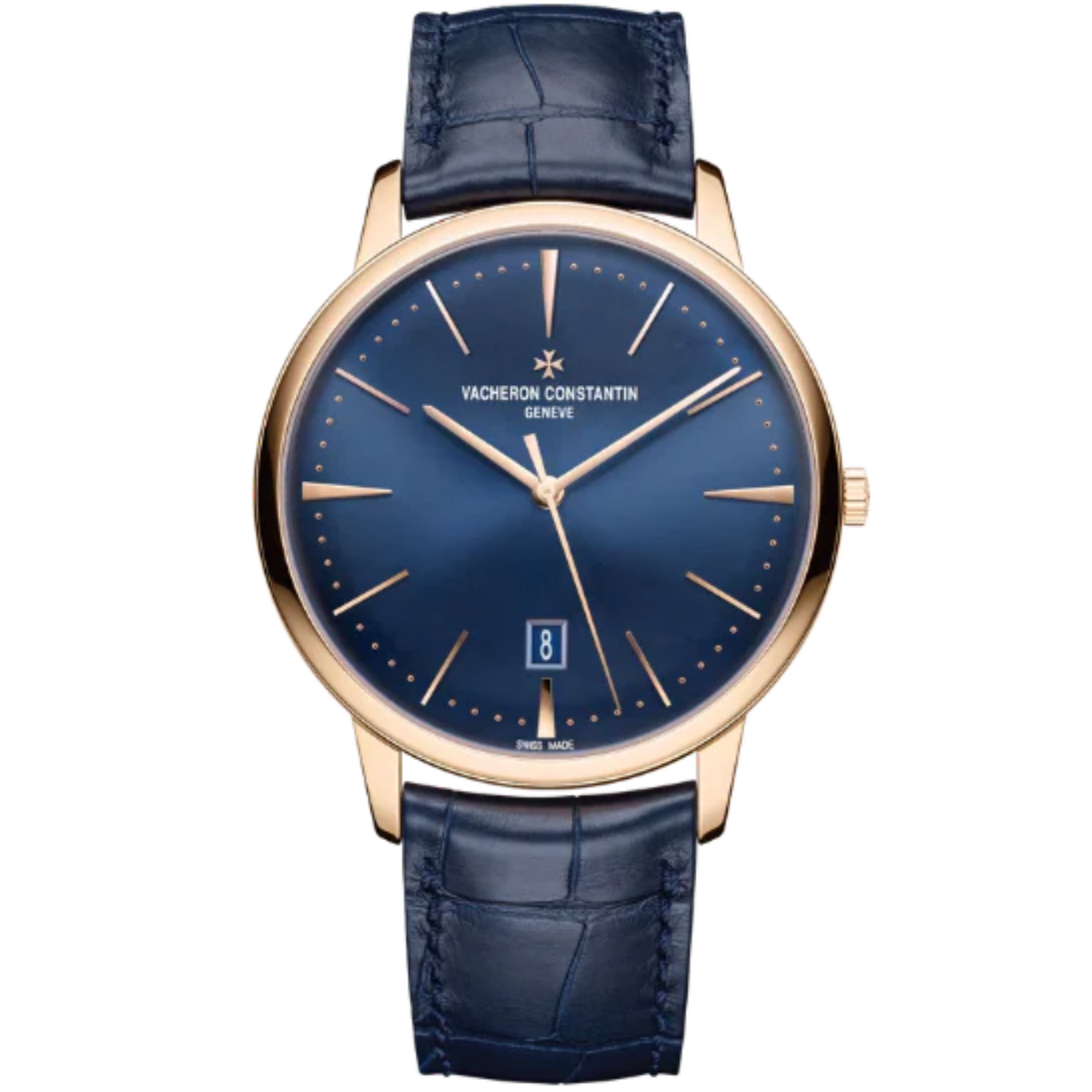 PATRIMONY SELF-WINDING 40 MM PINK GOLD WITH BLUE BRASS DIAL - Vacheron Constantin