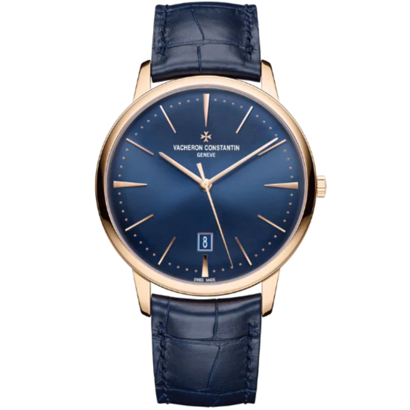 PATRIMONY SELF-WINDING 40 MM PINK GOLD WITH BLUE BRASS DIAL - Vacheron Constantin